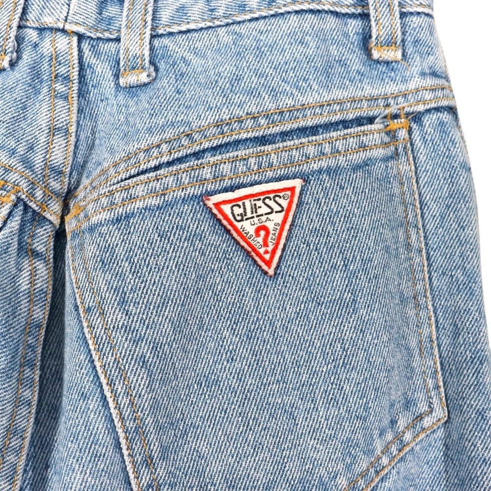 Vintage Guess Georges Marciano Jeans Mens Size 29 Blue Light Wash Straight 90s - Picture 8 of 9